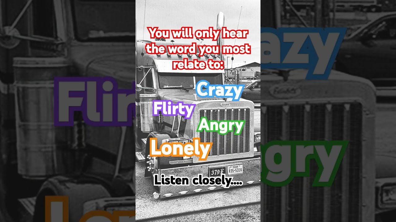 What do you hear? The trucker truth will shock you about yourself. Don’t watch this video alone.