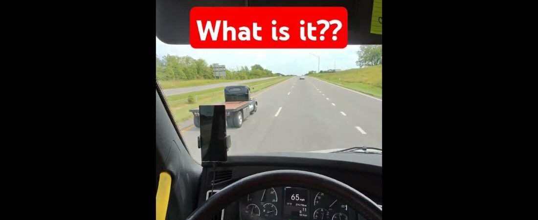 What is this on the highway? IS THIS A UFO?