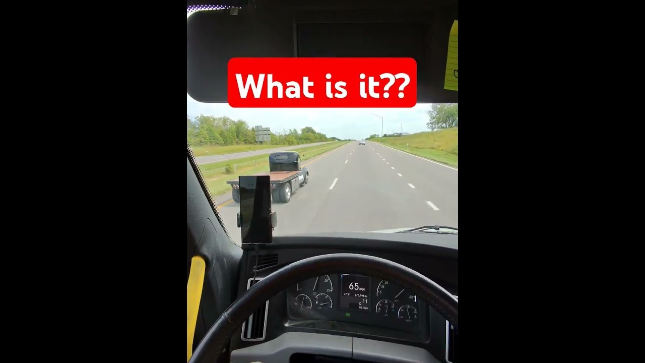 What is this on the highway? IS THIS A UFO?