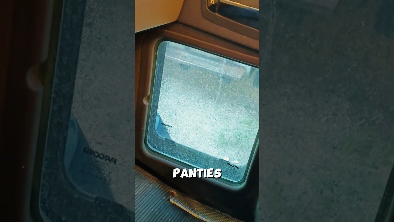 What is this window for on the side of a semi truck?