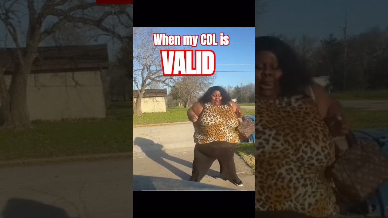 What it’s like to have a VALID CDL. It’s hard being legit out here on the road these days.
