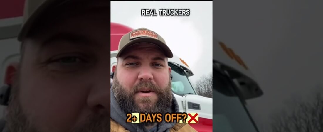 What makes a real trucker? No Time Off is the what this trucker says. Do you agree?