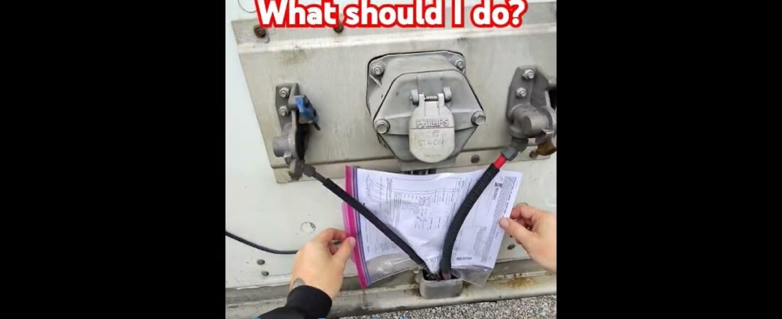 What would you do in a situation like this? Only seasoned truckers will be able to answer this one.