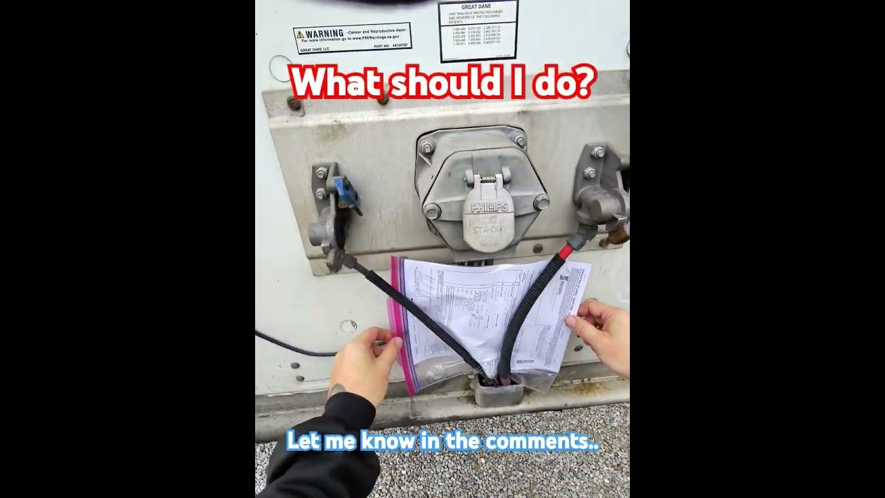 What would you do in a situation like this? Only seasoned truckers will be able to answer this one.