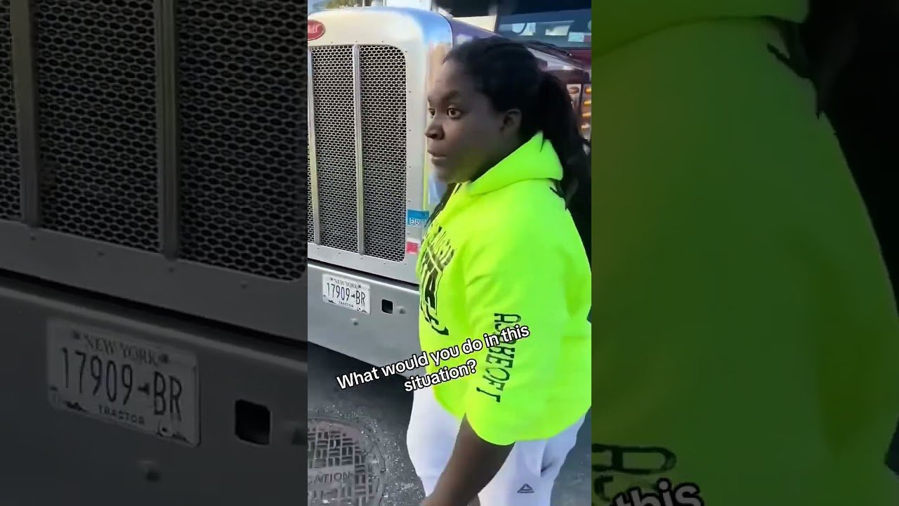 What would you have done in this situation? This Trucker is in a BAD SITUATION.