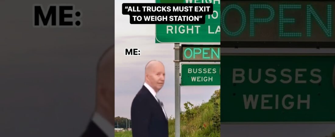 Whats this driver doing? Depends on the mood. Truckers have to make decisions. Some of those are bad