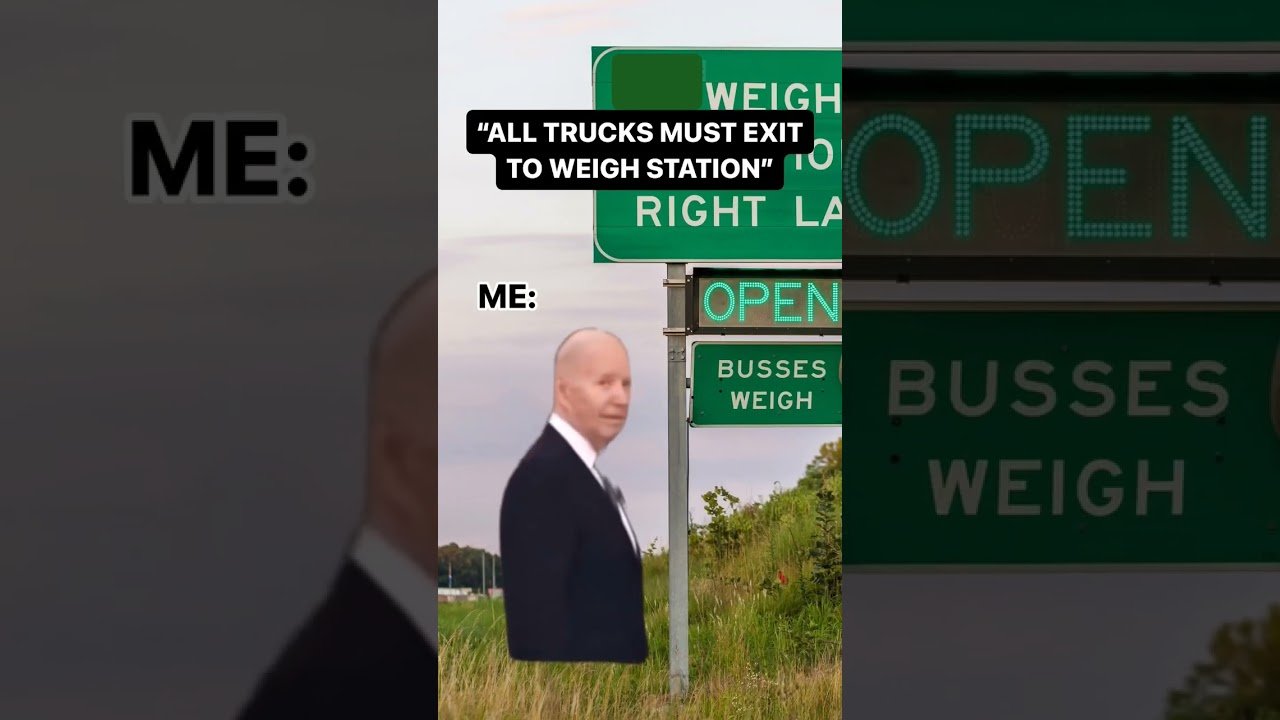 Whats this driver doing? Depends on the mood. Truckers have to make decisions. Some of those are bad