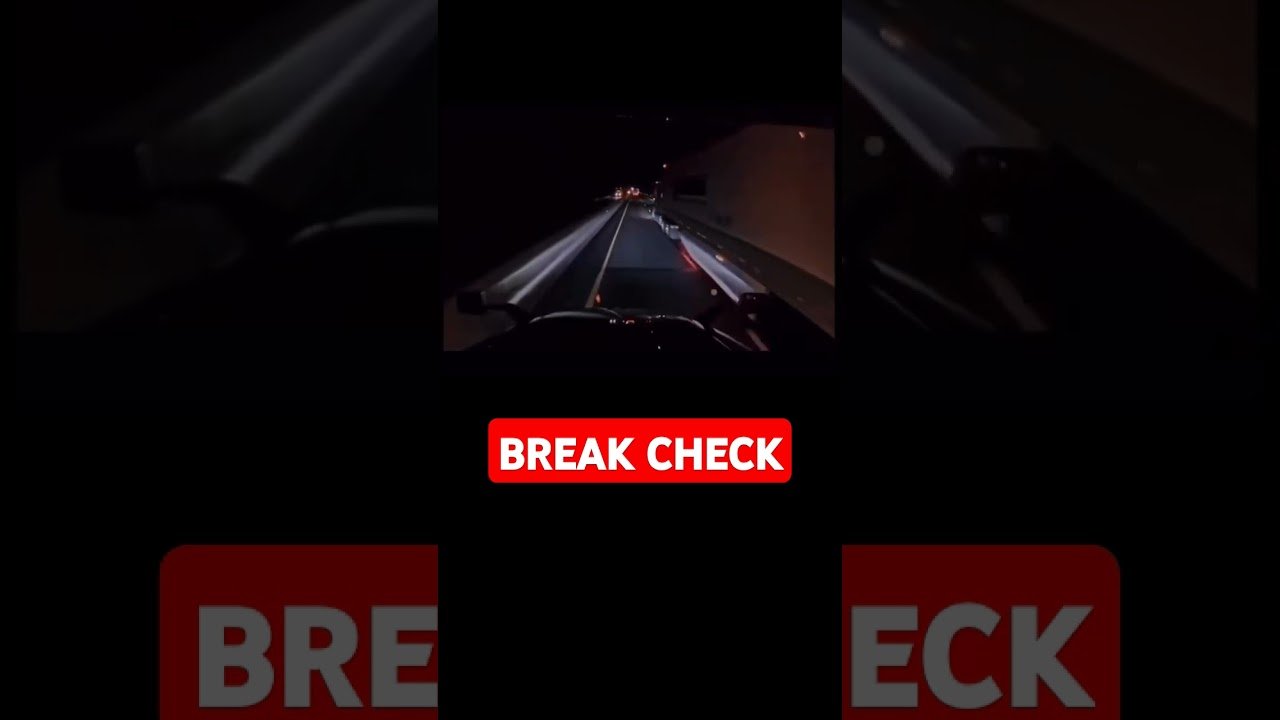 When Big Rigs Brake Check other Big Rigs! This is what happens.  Major POS!