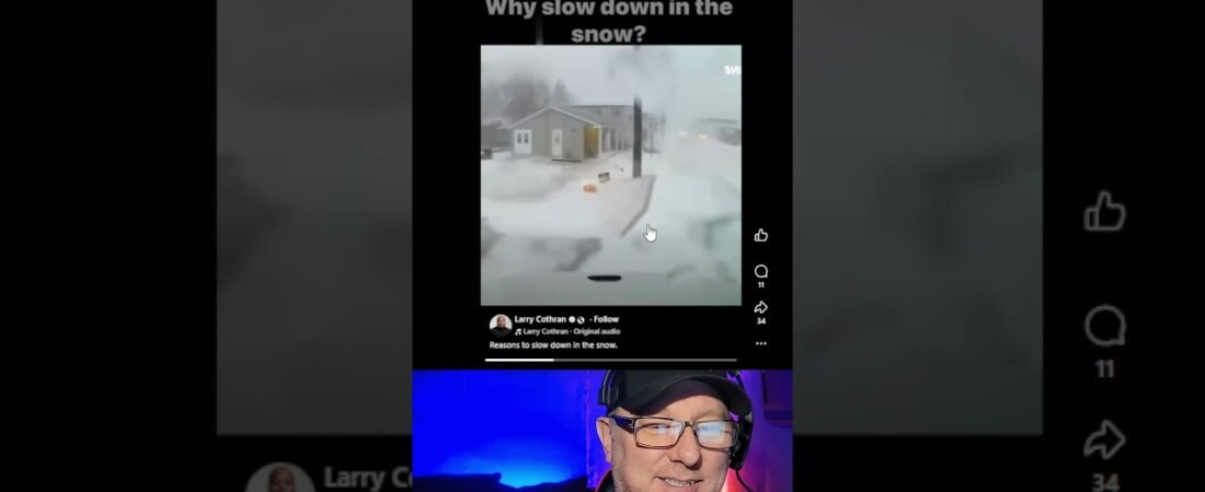 When Driving too fast in the snow catches up with a trucker