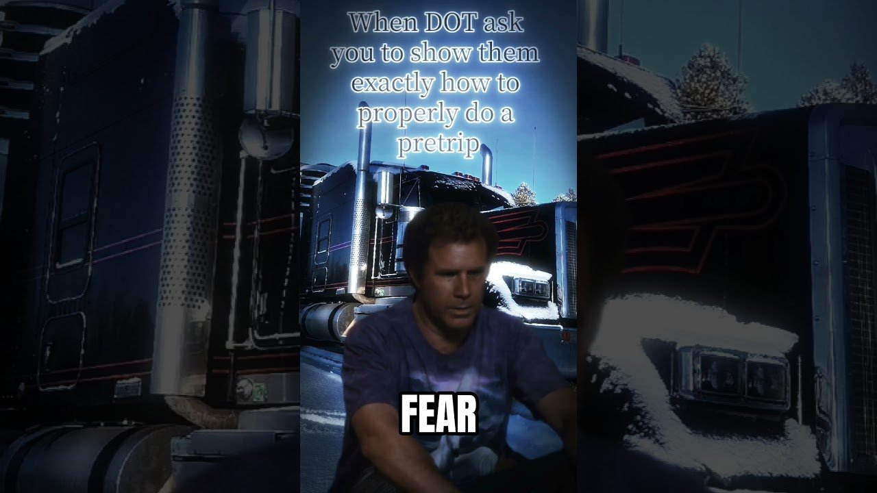 When FEAR has a trucker forgetting the basics.