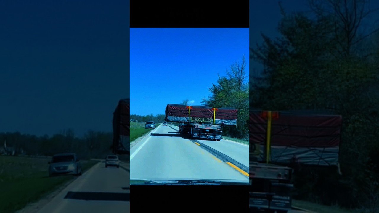 When Trucking feels like FLYING. Oversize Load Life!