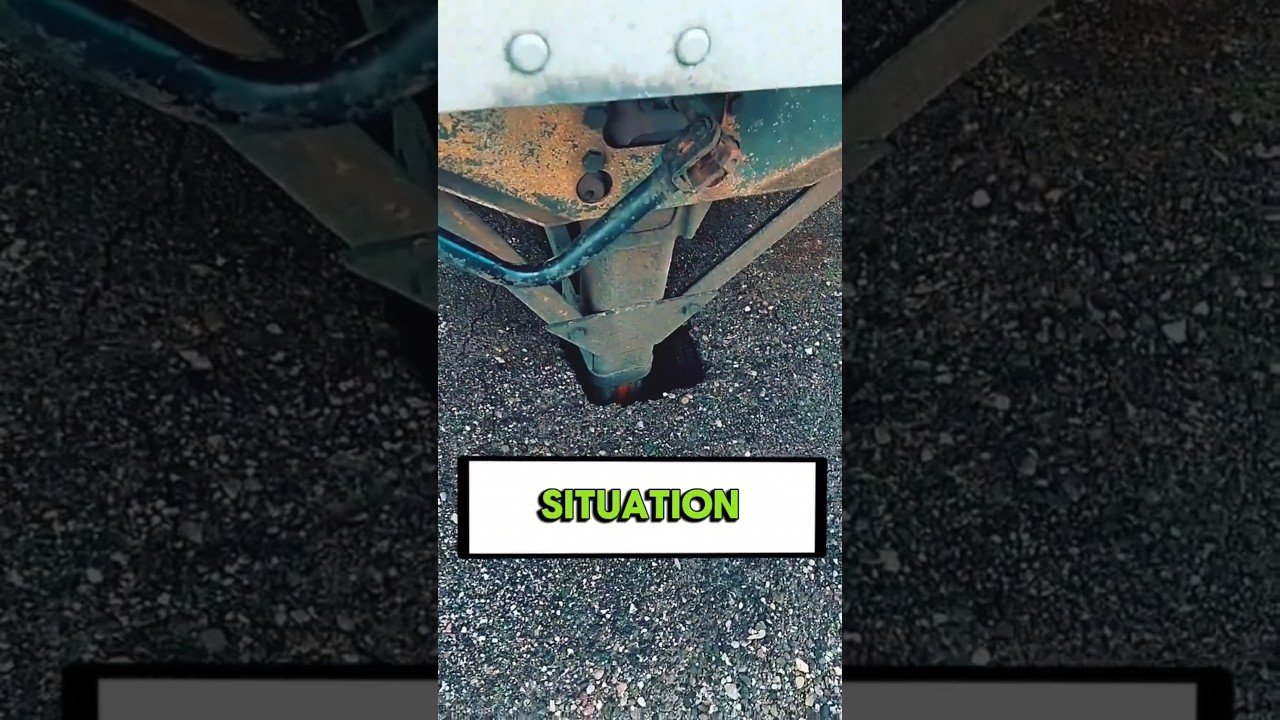 When the landing gear falls into the ground.