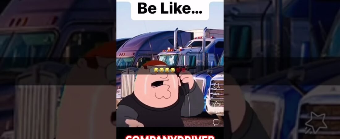 When you just wanna go home. Truckers having weak moments is NOT OK!