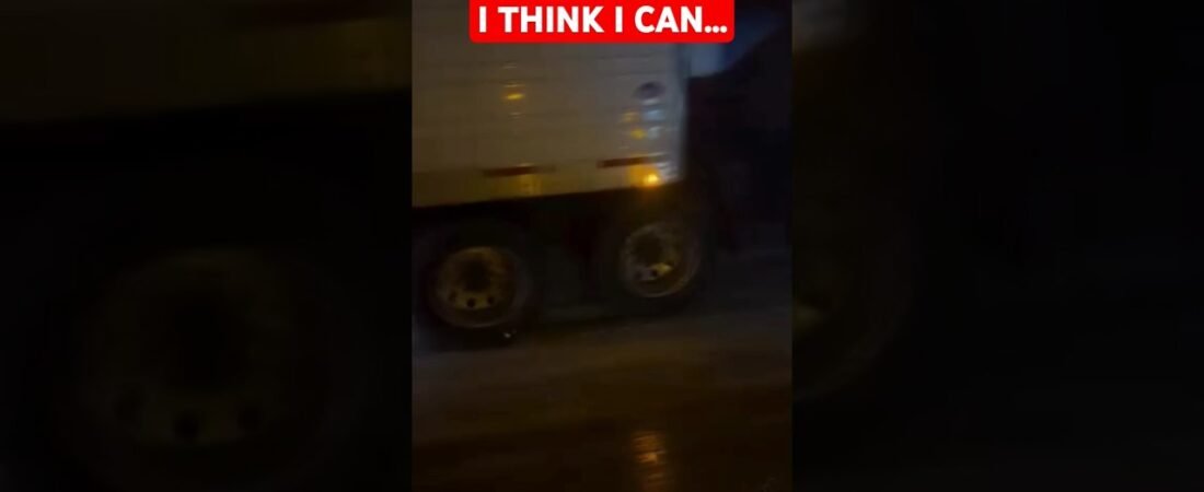 When you know you can but the ICE has you a little nervous. You got this driver!