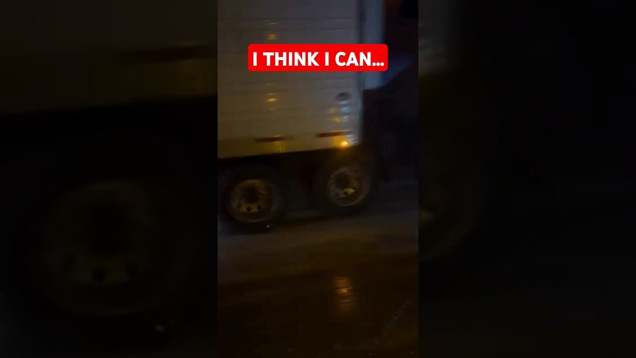 When you know you can but the ICE has you a little nervous. You got this driver!