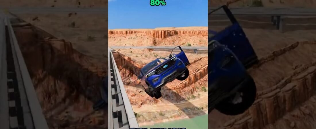 Which car overtakes the truck and survives  #beamng #beamngdrive #car #cars #truck #automobile