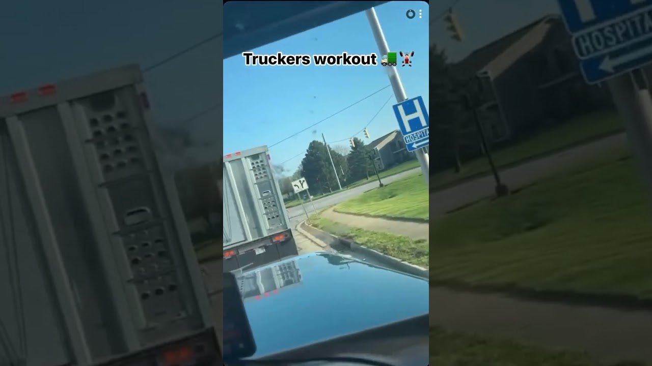 Who is this TRUCKER running from? Why is he so afraid? Is he allergic to bees?