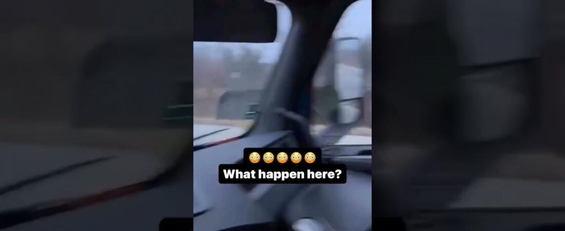 Why did this driver do that? Can you tell what happened?