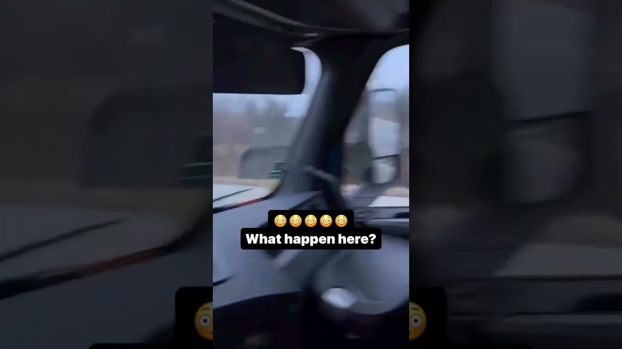 Why did this driver do that? Can you tell what happened?