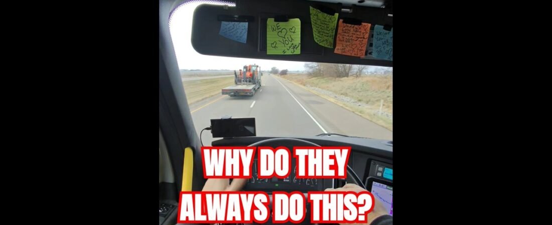 Why do “THEY” keep doing this? These truckers are out here making us all look bad. You do this, too?