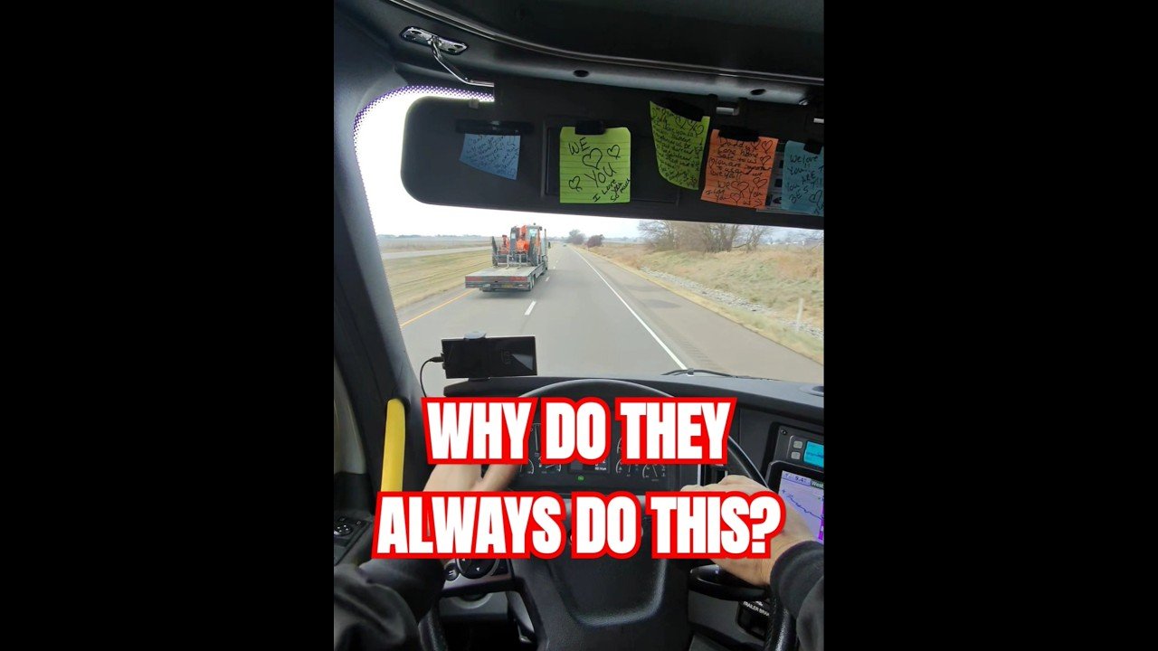 Why do “THEY” keep doing this? These truckers are out here making us all look bad. You do this, too?