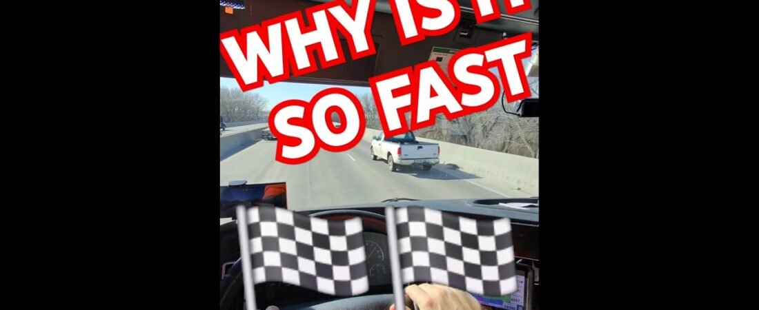Why does this feel so FAST? Semi Truck Rocket Speed Turbo Power!