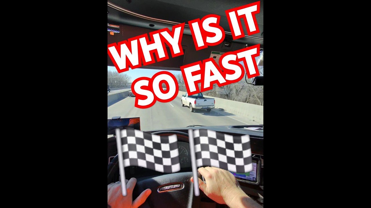 Why does this feel so FAST? Semi Truck Rocket Speed Turbo Power!