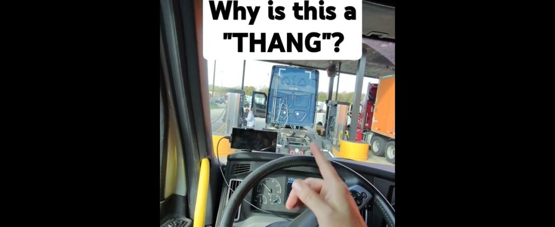 Why is THIS a THANG? This has become an everyday thang at the truck stops.