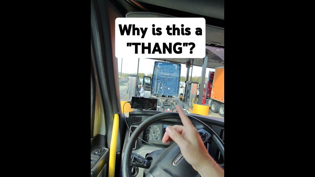 Why is THIS a THANG? This has become an everyday thang at the truck stops.