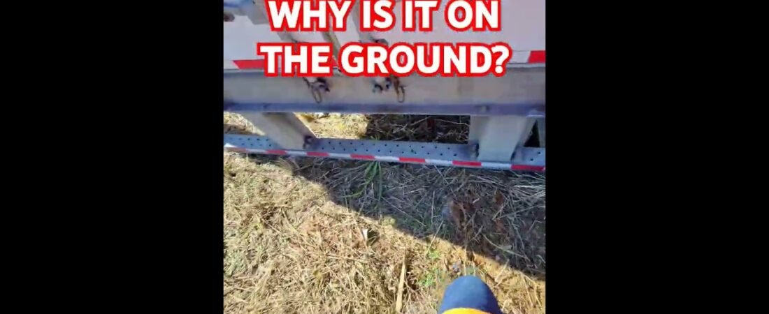 Why is my trailer bumper on the ground? What broke? Is this a DOT violation? How do I fix this?