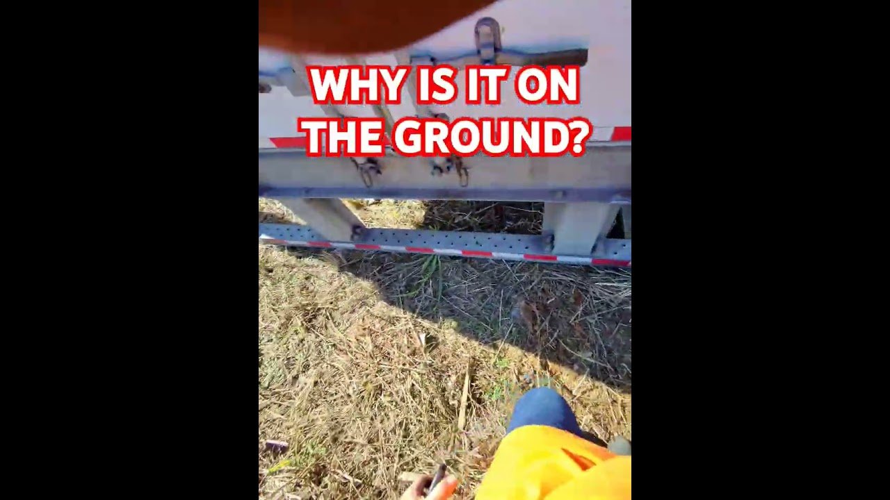 Why is my trailer bumper on the ground? What broke? Is this a DOT violation? How do I fix this?