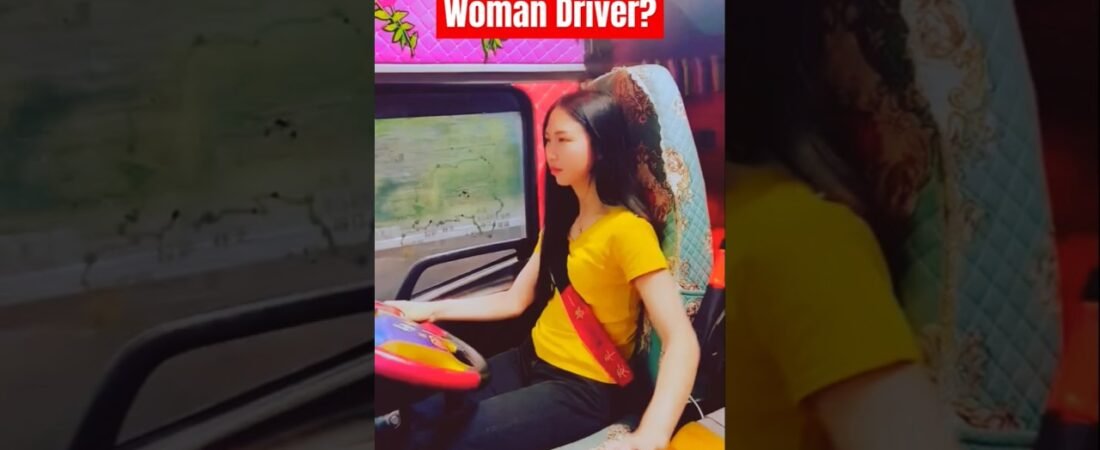 Woman Driver Taped a Fan to the grill of her Custom KW Big Rig. Shame on the mess. #truck #woman