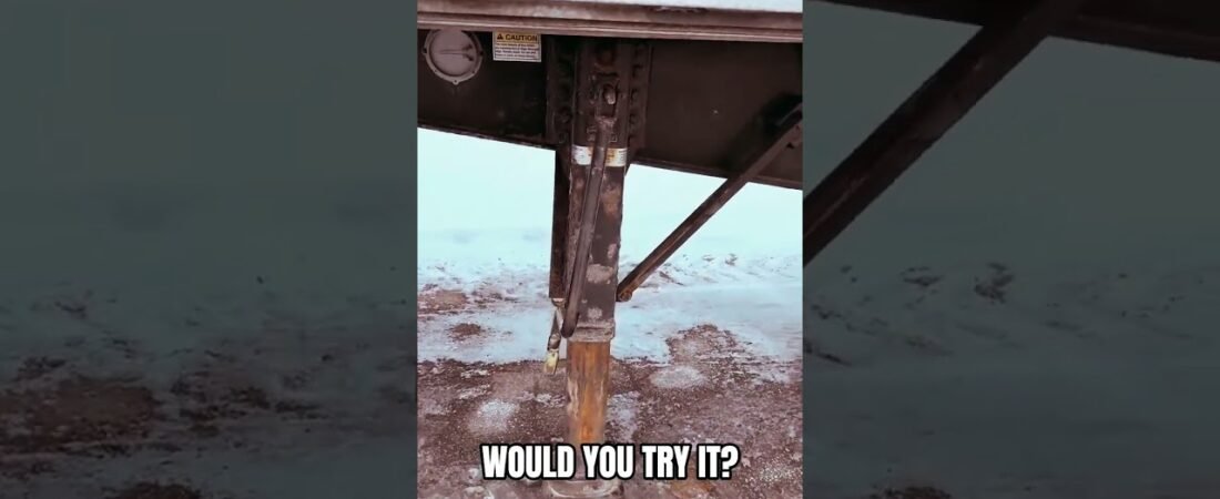 Would you try this trucker trick to stop on ice?