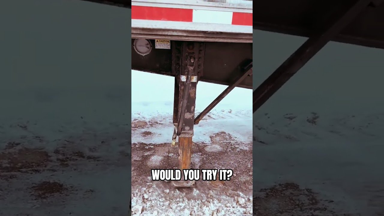 Would you try this trucker trick to stop on ice?