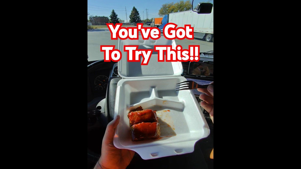 Wrestling and Meatloaf! 2 things you have to try out here on the Open Road! Truckers Favorite!