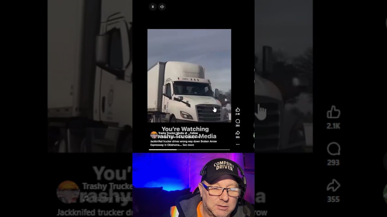 Wrong Way Truck Driver coming right at you