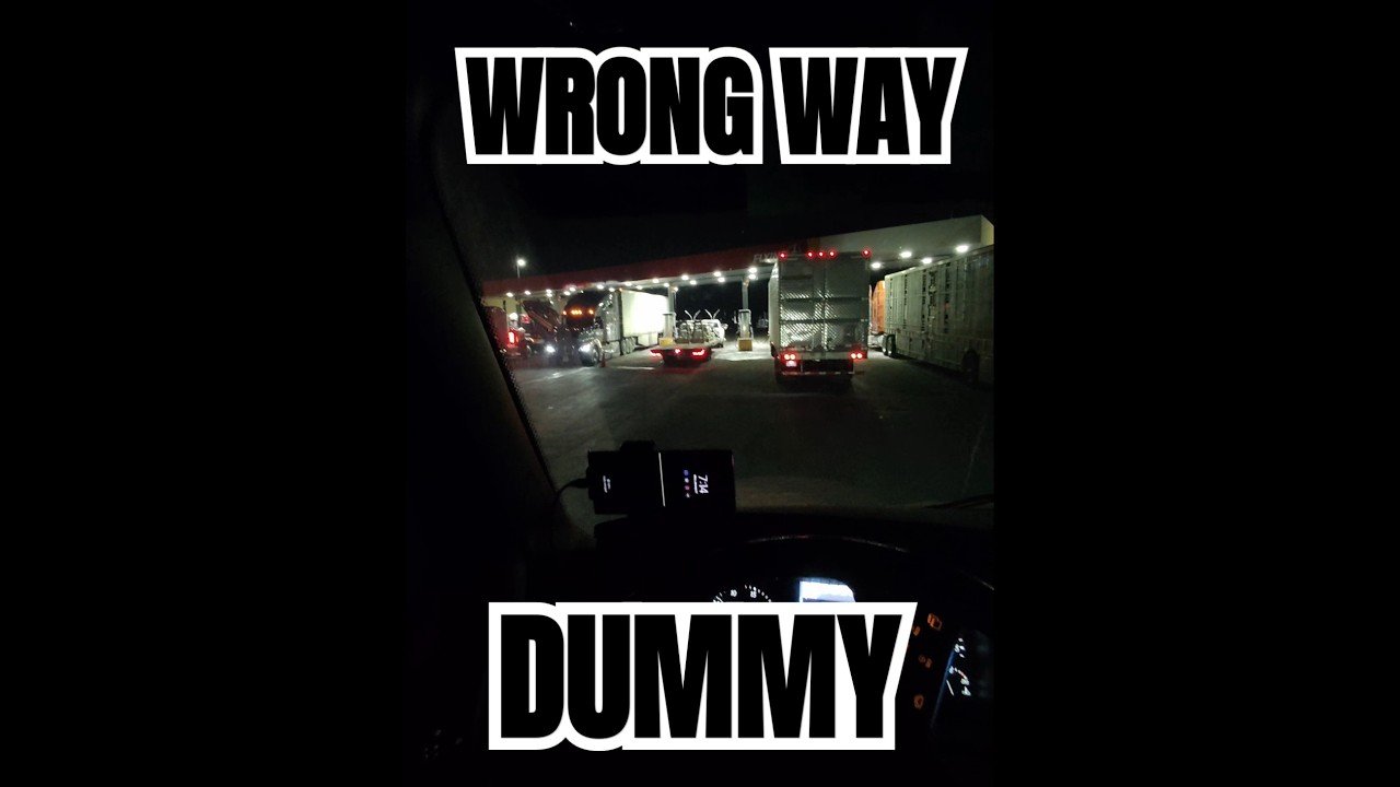 Wrong way at the fuel pump again driver.