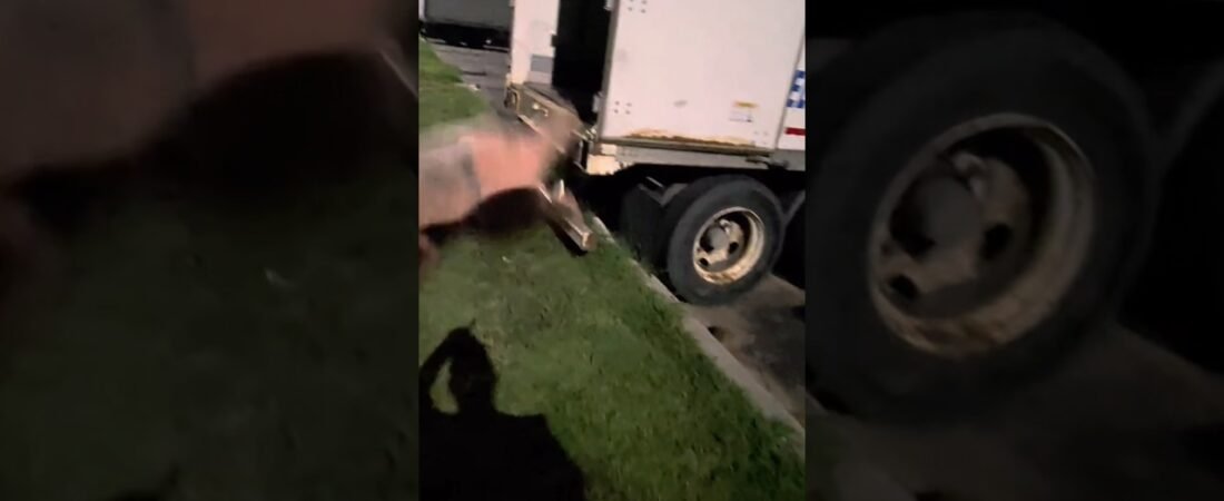 YARD CHECK GONE HORRIBLY WRONG FOR THIS LATE NIGHT TRUCK DRIVER.