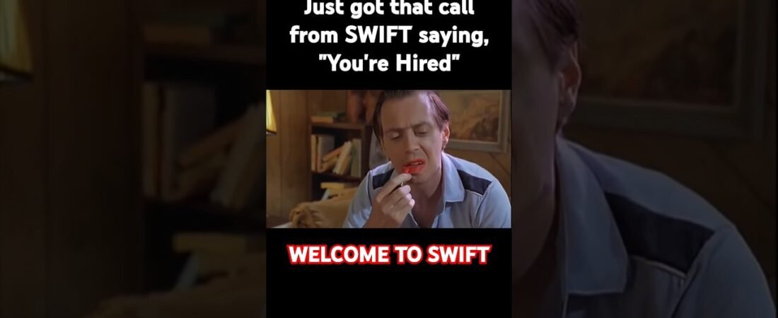 YOU ARE HIRED! Welcome to SWIFT, Driver. Truckers get excited, too, but we do it differently.