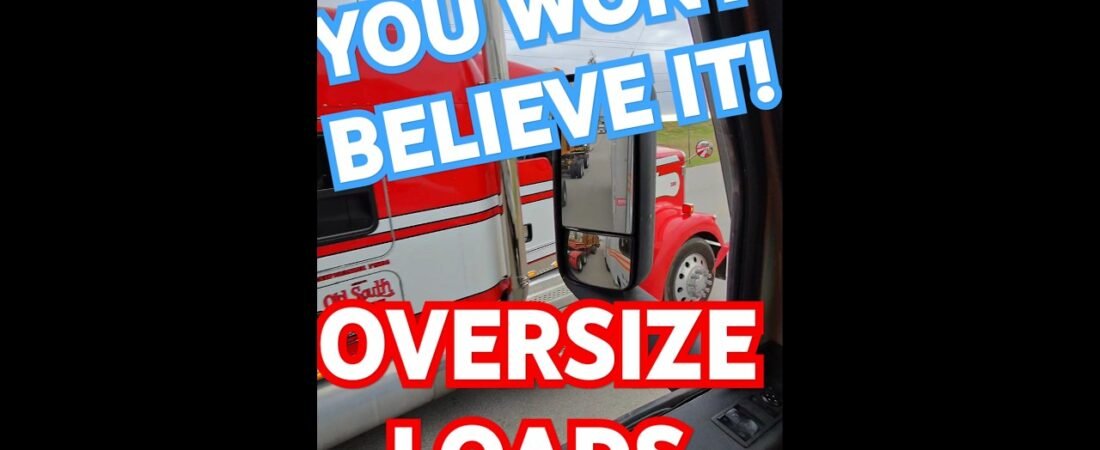 YOU WON’T BELIVE HOW BIG THESE OVERSIZE LOADS ARE. Truckers are out here doing big things.
