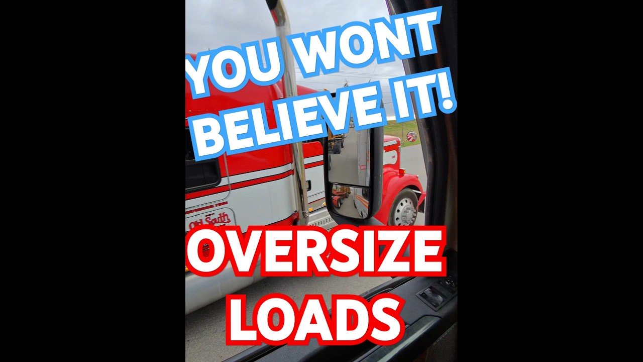 YOU WON’T BELIVE HOW BIG THESE OVERSIZE LOADS ARE. Truckers are out here doing big things.