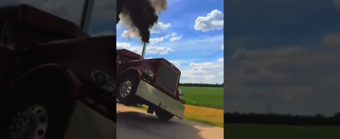 You CAN’T  break an FLD Freightliner if you tried, driver!