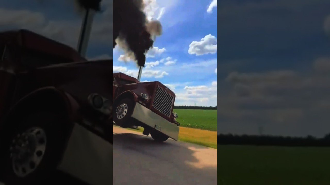 You CAN’T  break an FLD Freightliner if you tried, driver!