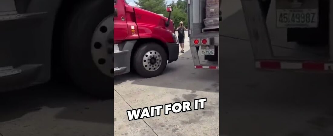 You turned too sharp driver. Now look at what ya did. Turn less next time.