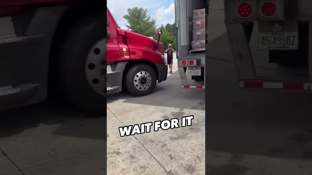 You turned too sharp driver. Now look at what ya did. Turn less next time.