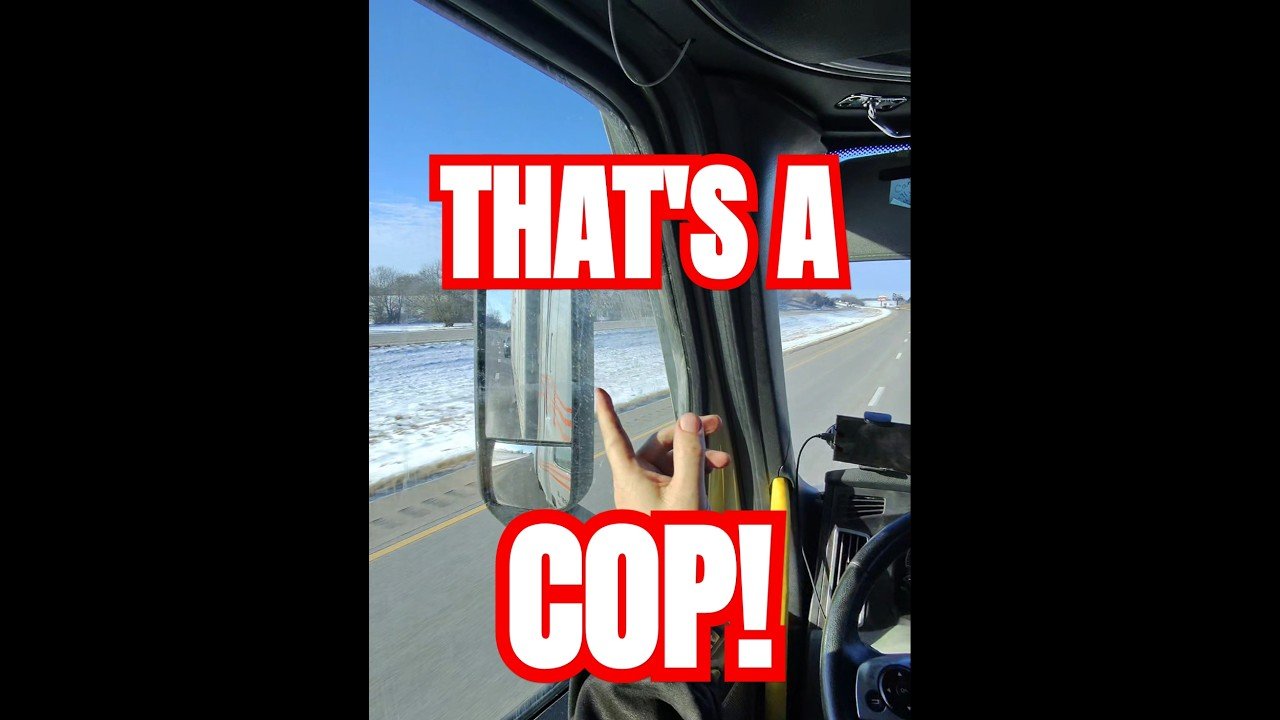 You won’t believe what this COP is doing behind me.