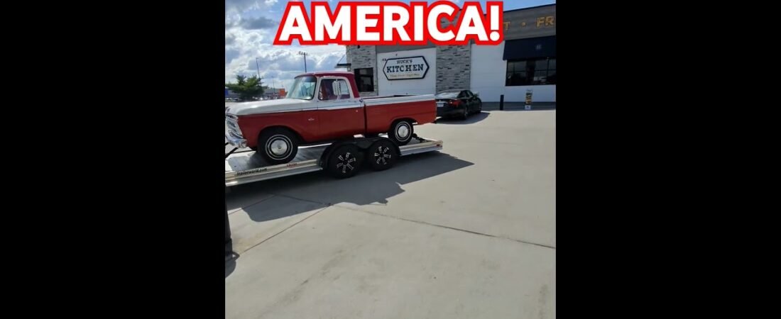 You’ll only see this in America. This guy is living the American Dream.