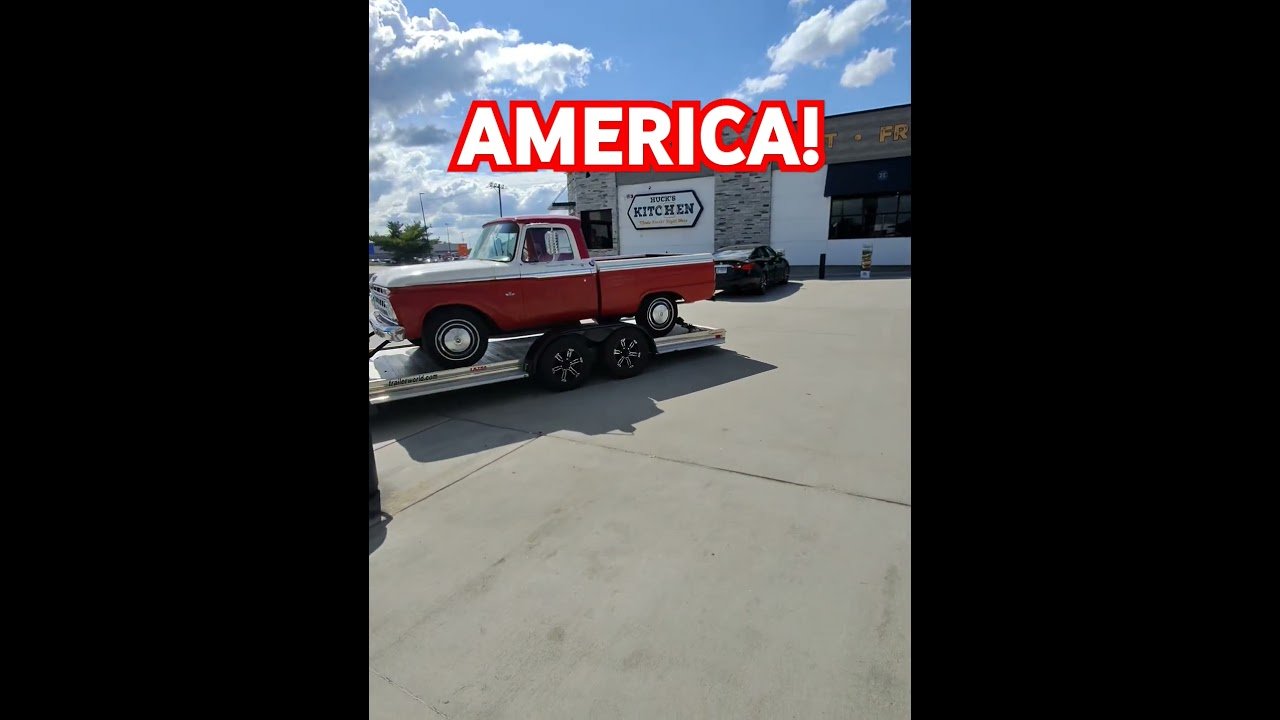 You’ll only see this in America. This guy is living the American Dream.