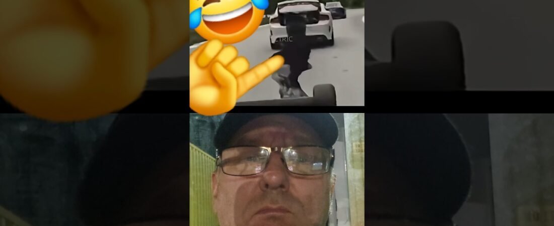 CAR USES OIL SLICK TO END THE POLICE CHASE LIKE OLD SCHOOL SPY HUNTER!
