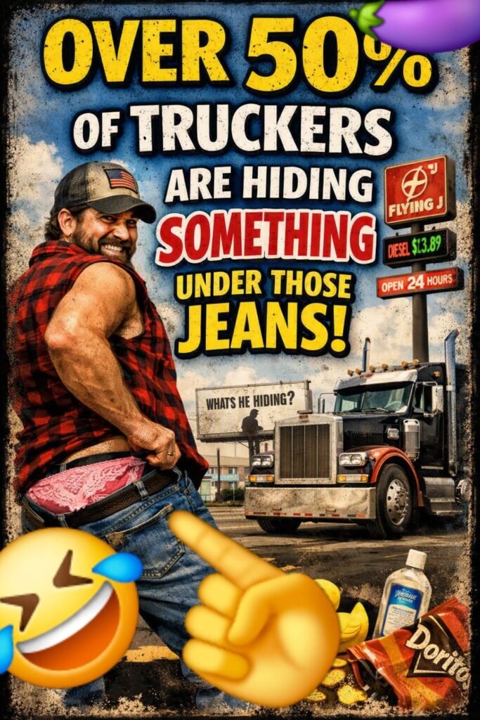 DO YOU KNOW WHAT MORE THAN 50% OF MALE TRUCKERS ARE HIDING?